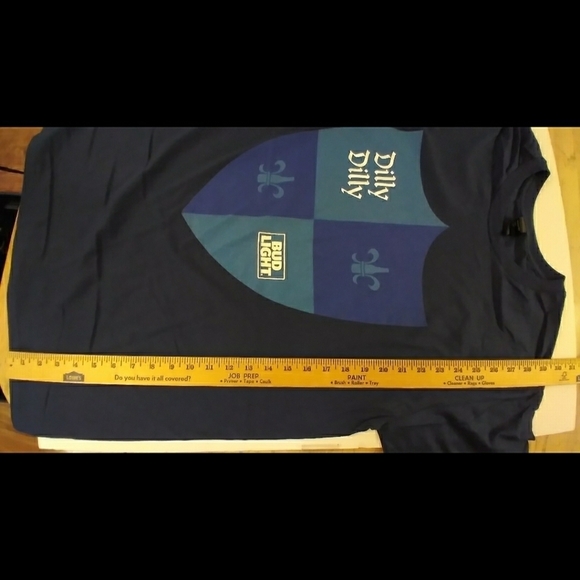 Dilly Dilly Bud Light navy blue graphic tshirt XL - Picture 5 of 9